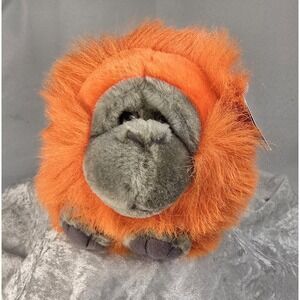 Puffkins Omar Orangutan Limited Edition Orange Plush Animal by Swibco 1994 W/Tag